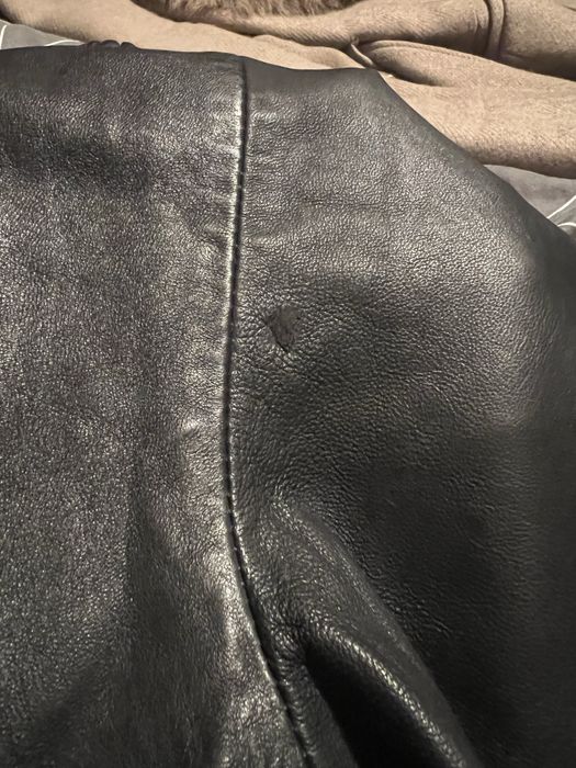 Pantaloni Mango piele naturala marimea 34