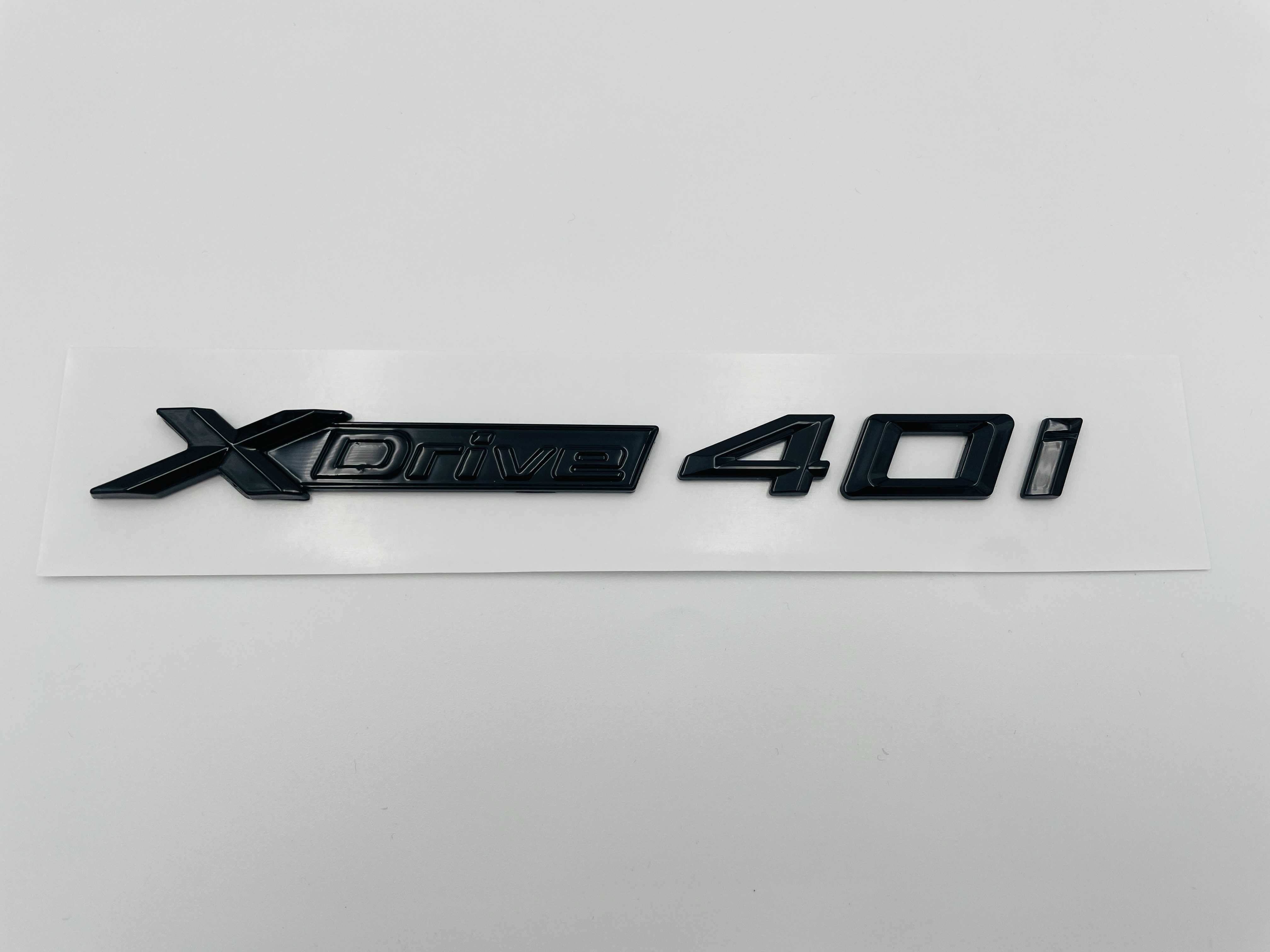Set embleme compatibile BMW X6 x-drive 40i negru