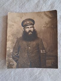 Стара снимка на пленен български войник 1918