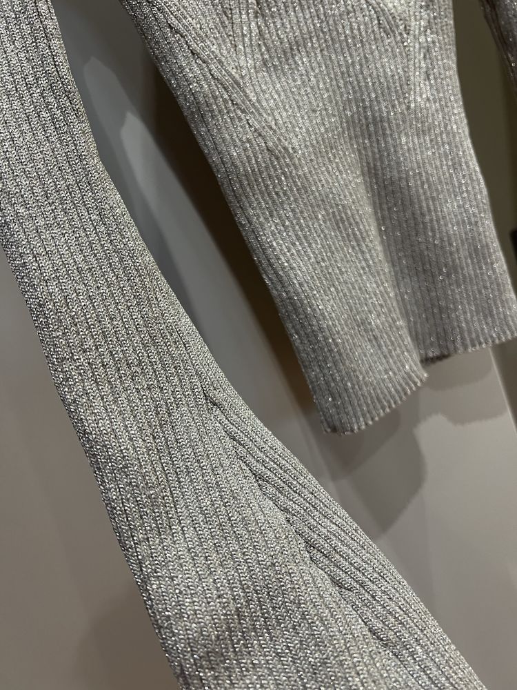 Блуза с блестящ ефект H&M