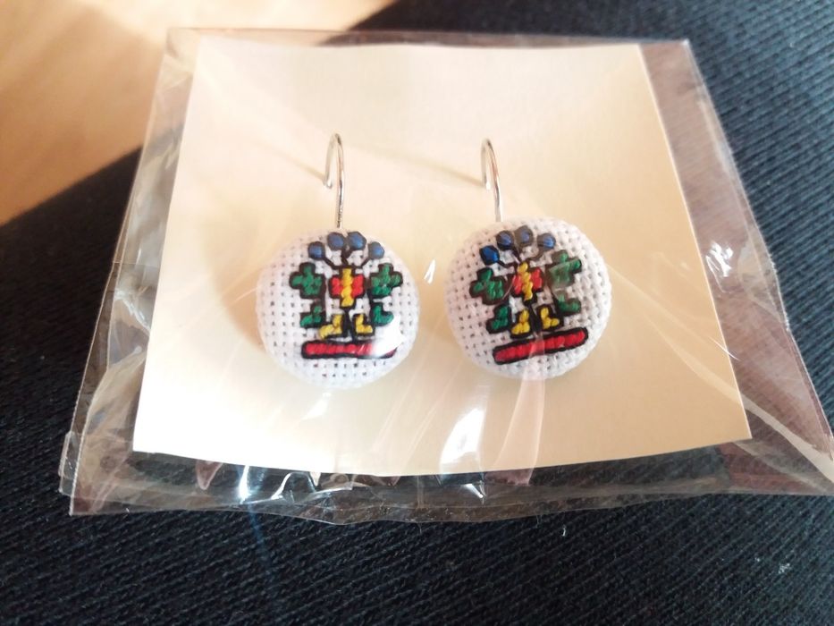 Дамски обеци-ръчна изработка