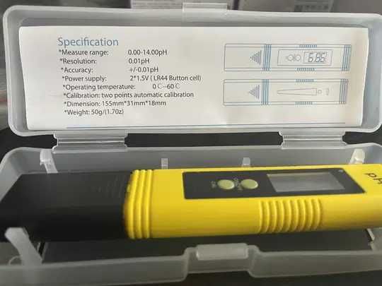 НОВ!Цифров тестер за вода 0.0-14.0 PH 2бр. TDS метър