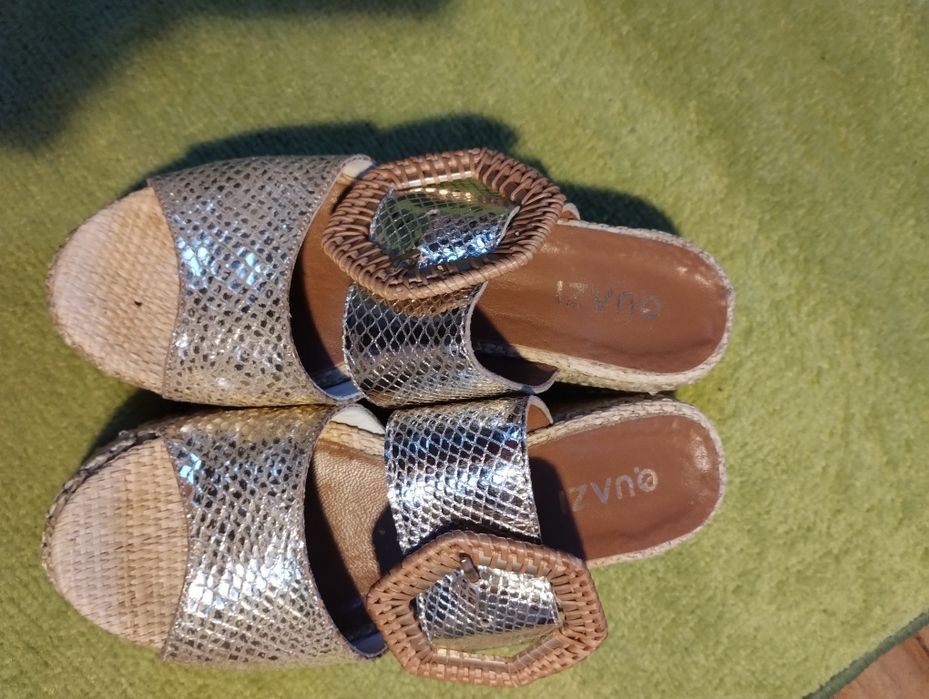 Papuci Espadrile din piele naturala marca  Quazi