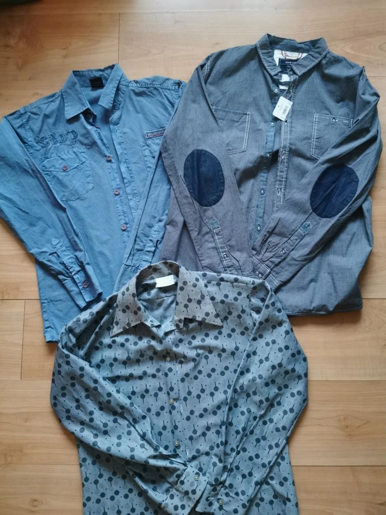 Нови мъжки ризи, размери M, L