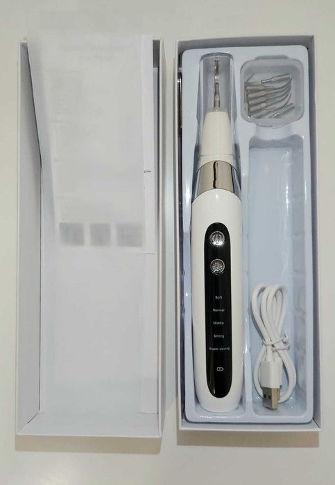 Aparat Detartraj – Nou, 5 Intensități, Rezistent la Apă, 8 Capete