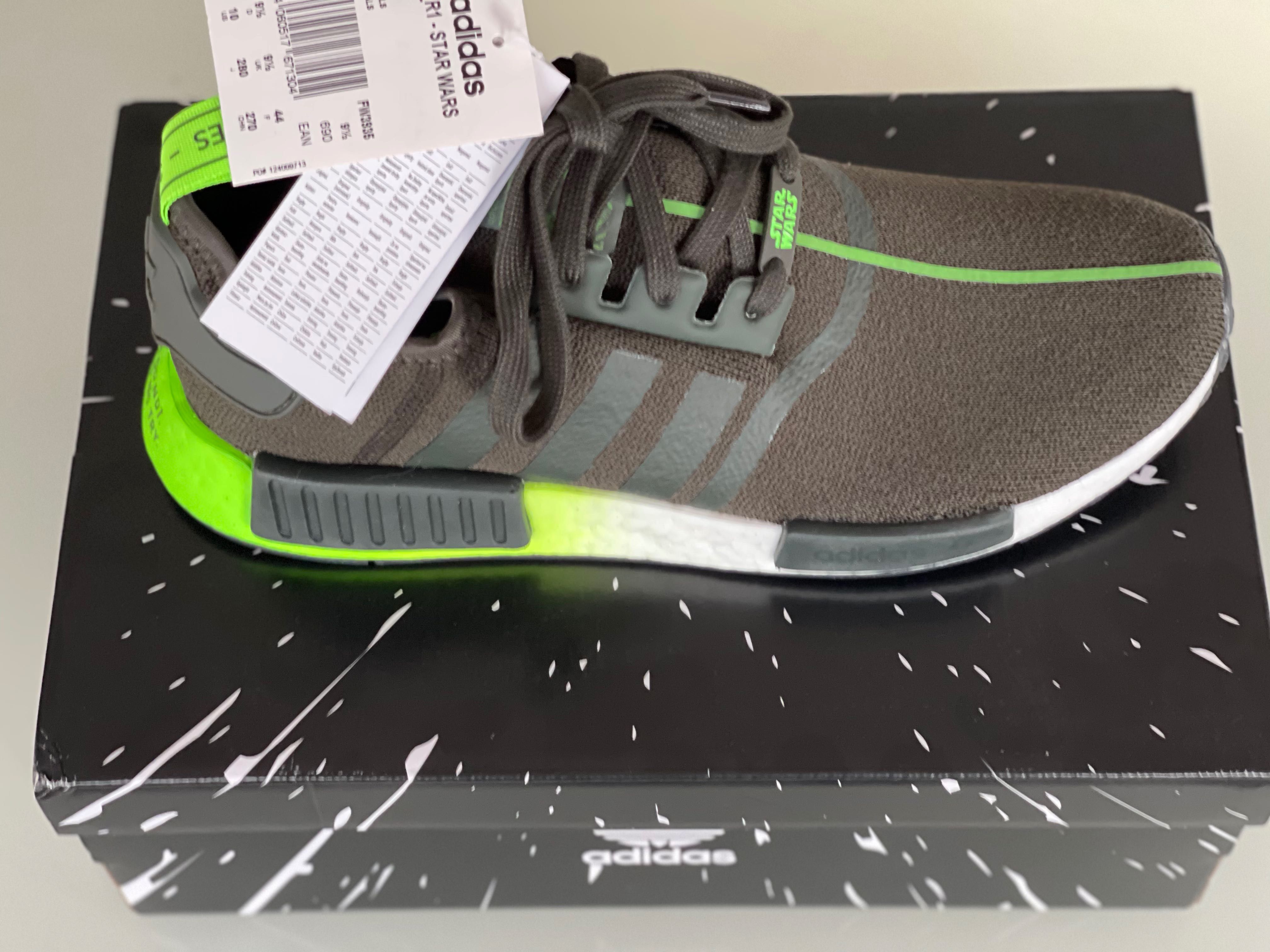 Маратонки АДИДАС NMD R1 - STAR WARS, YODA, нови в кутия номер 44