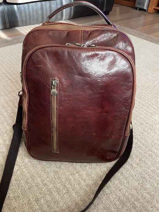 Rucsac /geanta, piele, unisex.