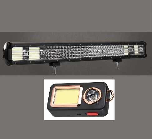 Led bar 1080 w 111 cm 12 d + CADOU Lanterna solara profi