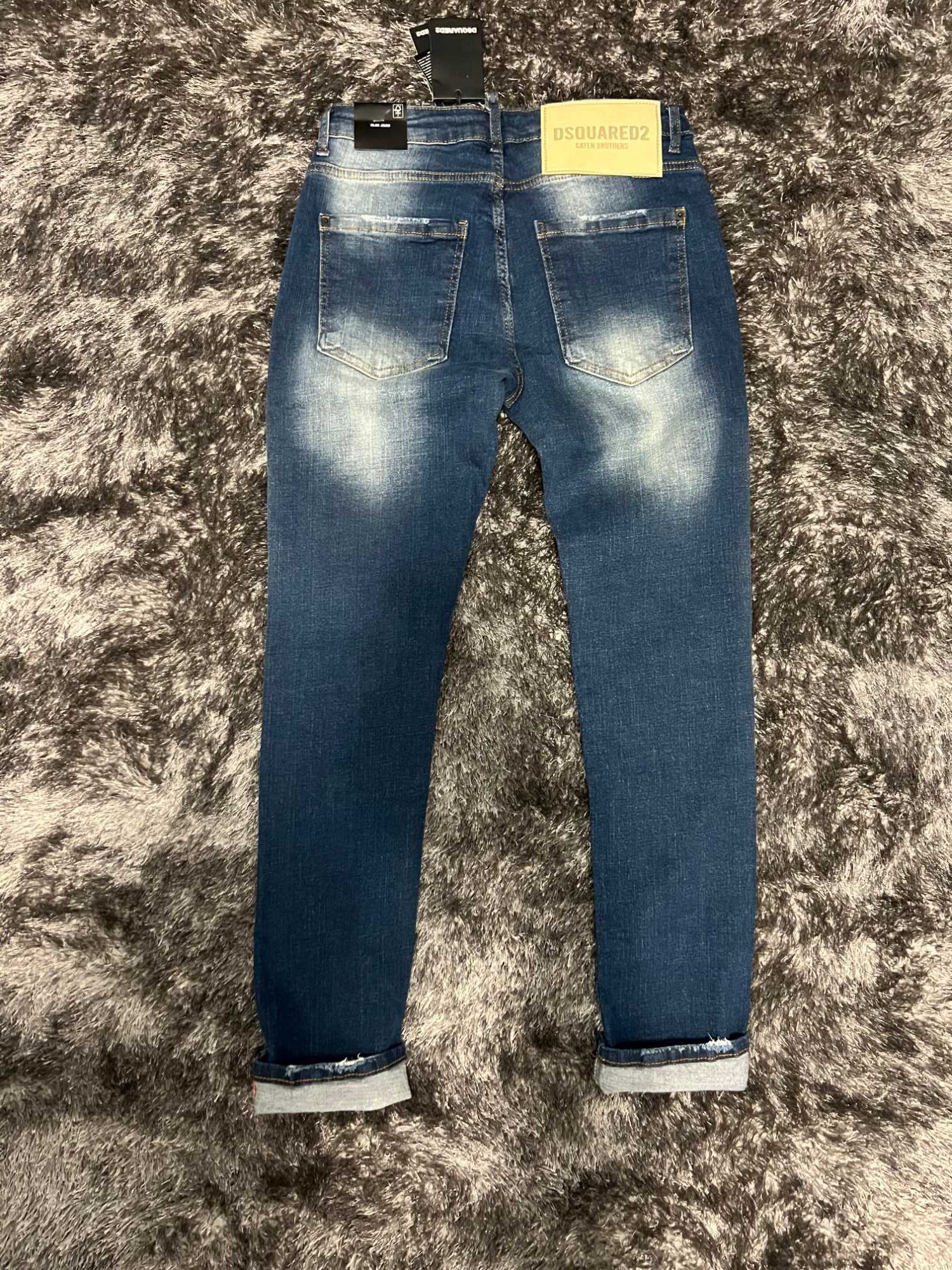 Blugi/Jeans Barbati Dsquared Albastru! (Cod Yellou)