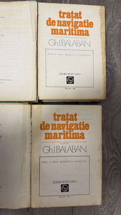 Colectie carti navigatie maritima