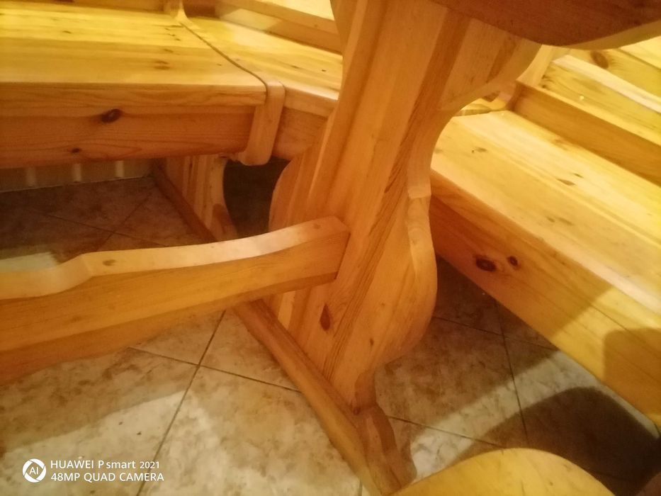 Colțar bucătărie lemn masiv