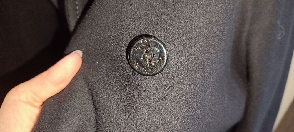 Мъжко Палто в тъмно син цвят