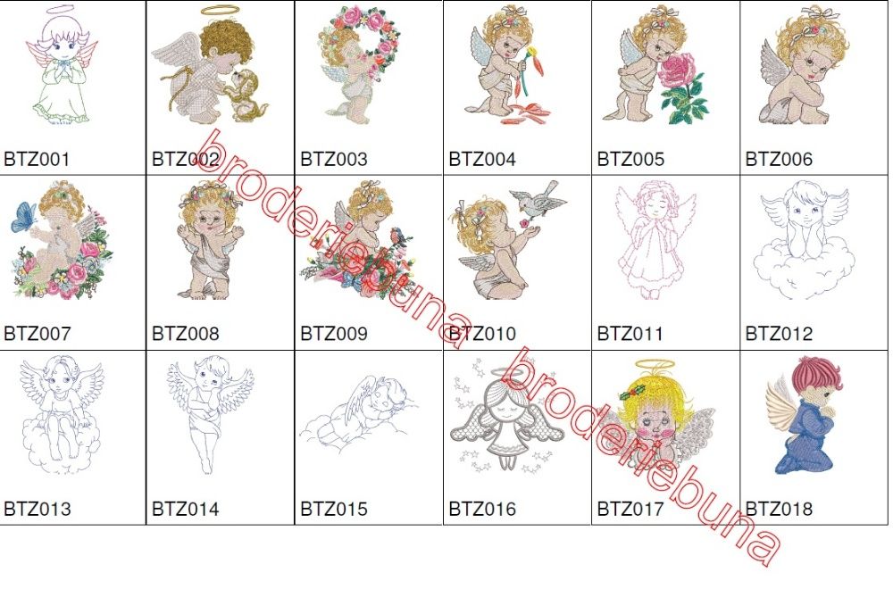 broderii colectie BOTEZ, programe pentru masini de brodat