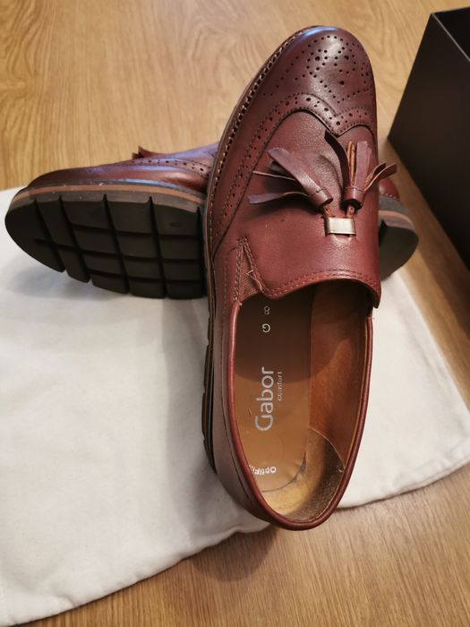 Pantofi barbati originali piele masura 8 GBR, 42 EU