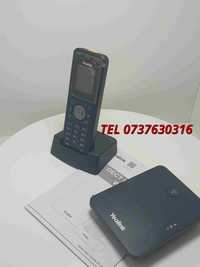 Telefon Voip Wireless Yealink W79p  W59r Negru 10 Sip Support