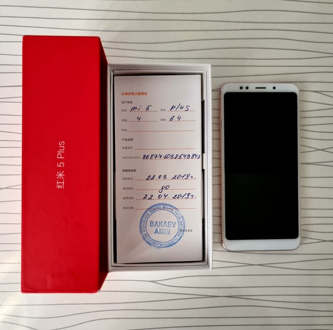 Redmi 5 plus sotiladi, a'lo xolati