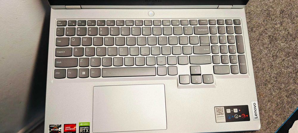 Gaming laptop Lenovo Legion 5 15ARH7H NVIDIA 3060 6GB 32GB RAM, 144Hrz