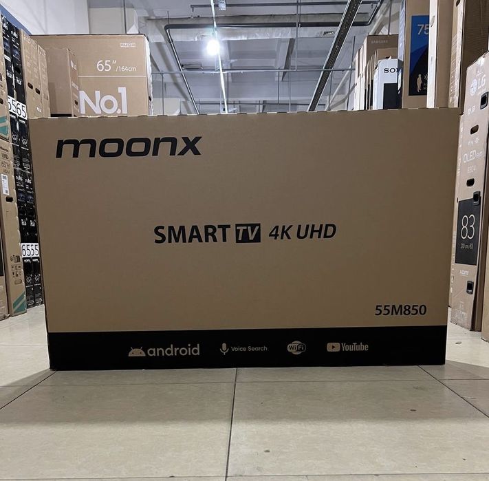 телевизор MOONX 55 M850 Smart Tv 4K Led Доставка бонус