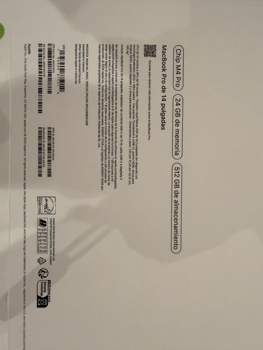 Macbook Pro 24RAM / M4