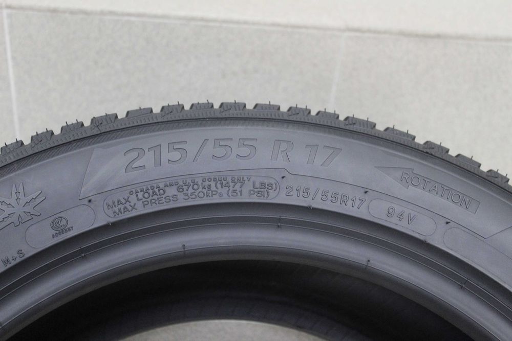 215/55-17 Michelin Alpin 5