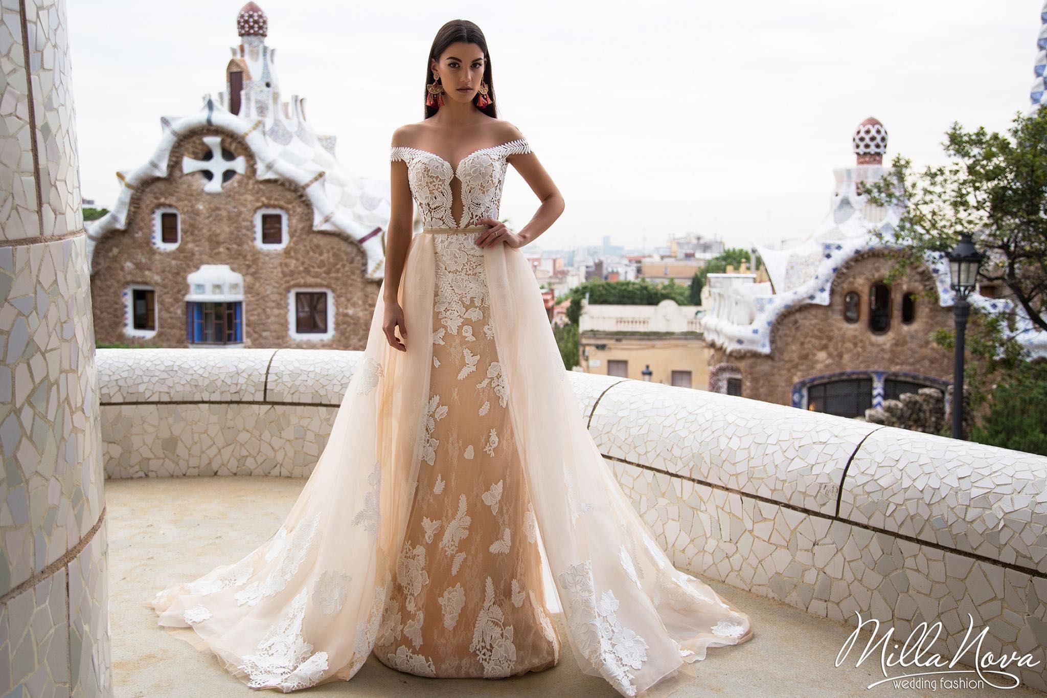 Rochie de mireasa Sirena Millanova - Delicia marime 34-36