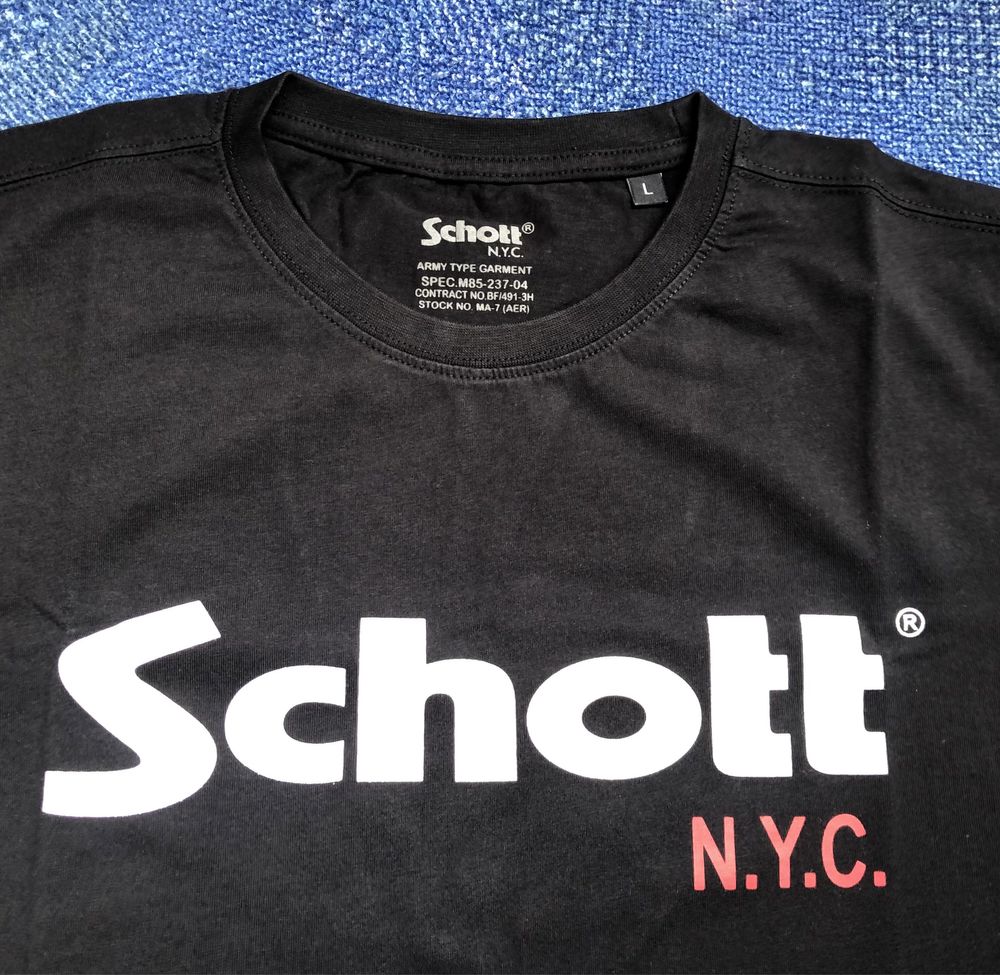 Fanatics MLB New York Mets / Schott NY ОРИГИНАЛНИ мъжки тениски - S/M