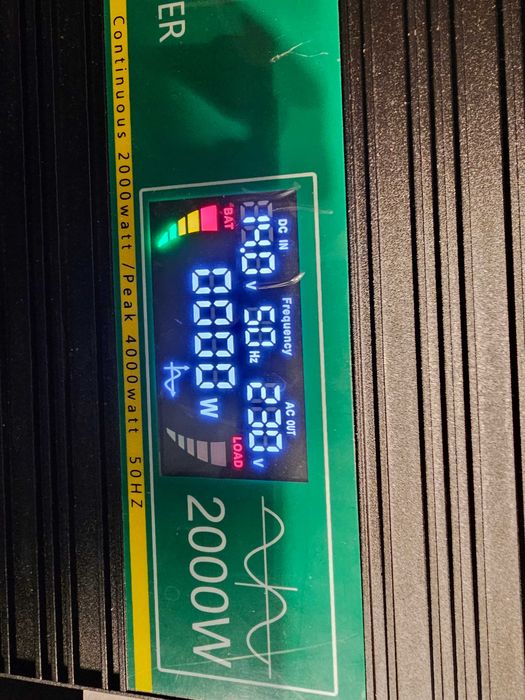 Invertor pure sine wave Jiguun 2000W 3000W 12v Etrepow 2000W 24v