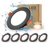 Комплект от 5 LED Спот Лампи за Вграждане 7W 700lm, Топло бяло 3000K