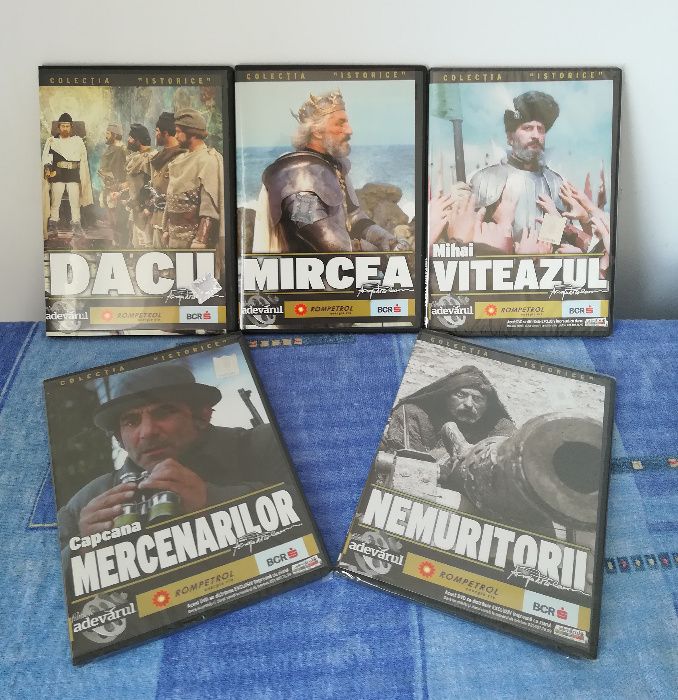 Set 5 Filme DVD din colectia SERGIU NICOLAESCU