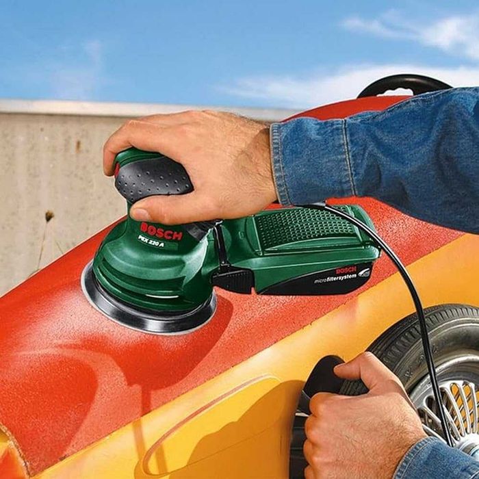 Нов Виброшлайф Орбитална Шлайфмашина Bosch PEX 220A 24000 OPM Гаранция