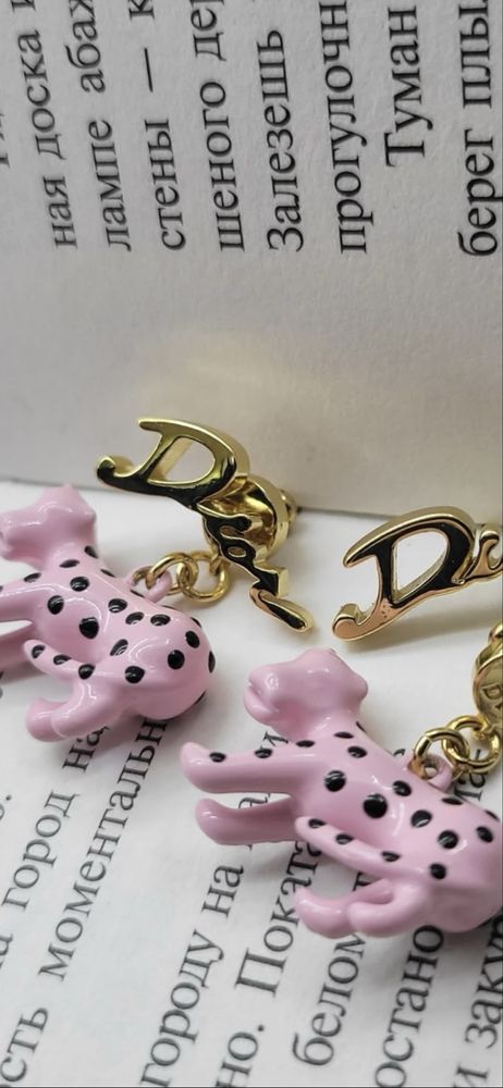 Серьги Dior оригинал бижутерия