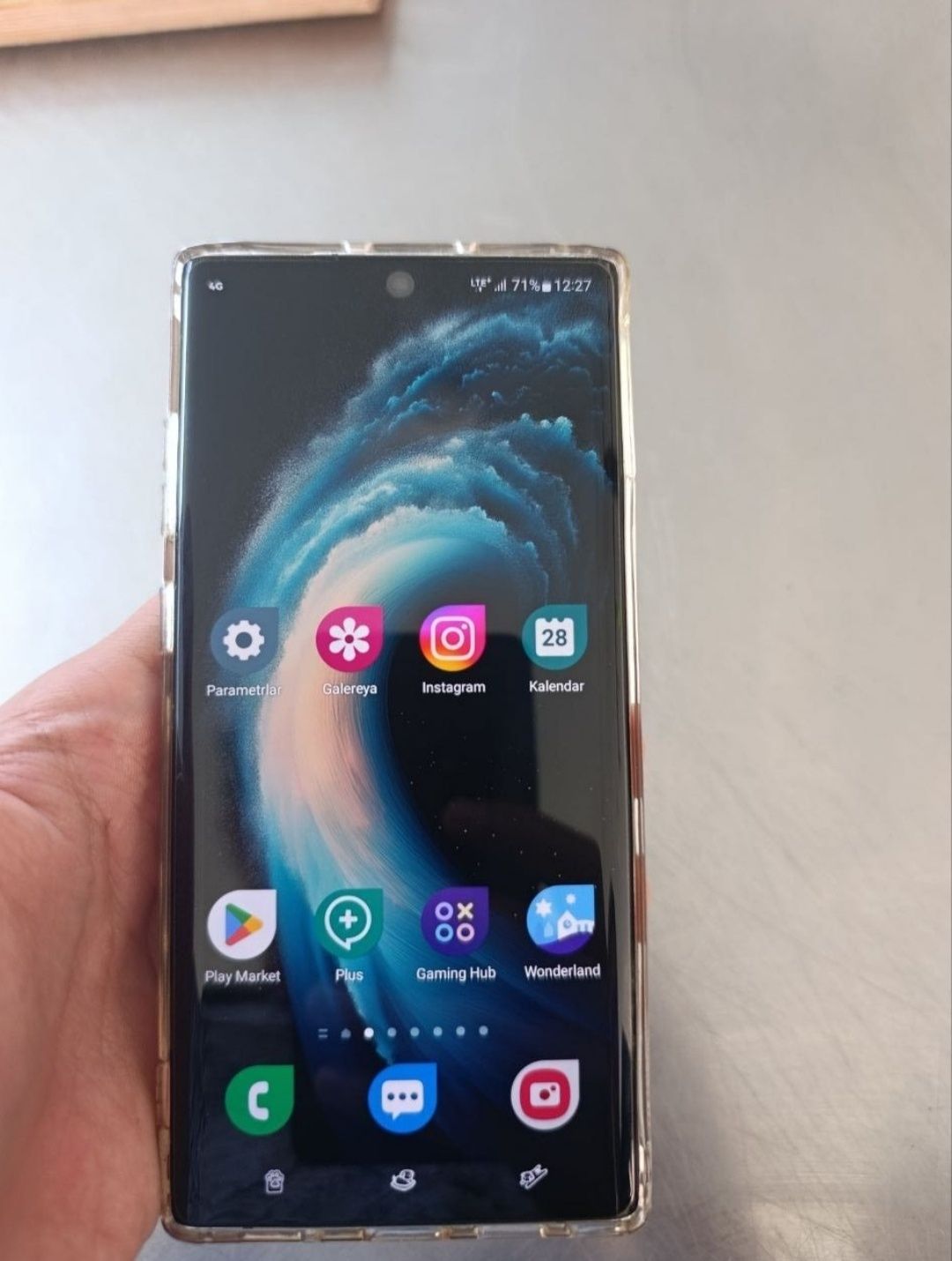 Samsung note 10+5g holati yaxwi 12/256