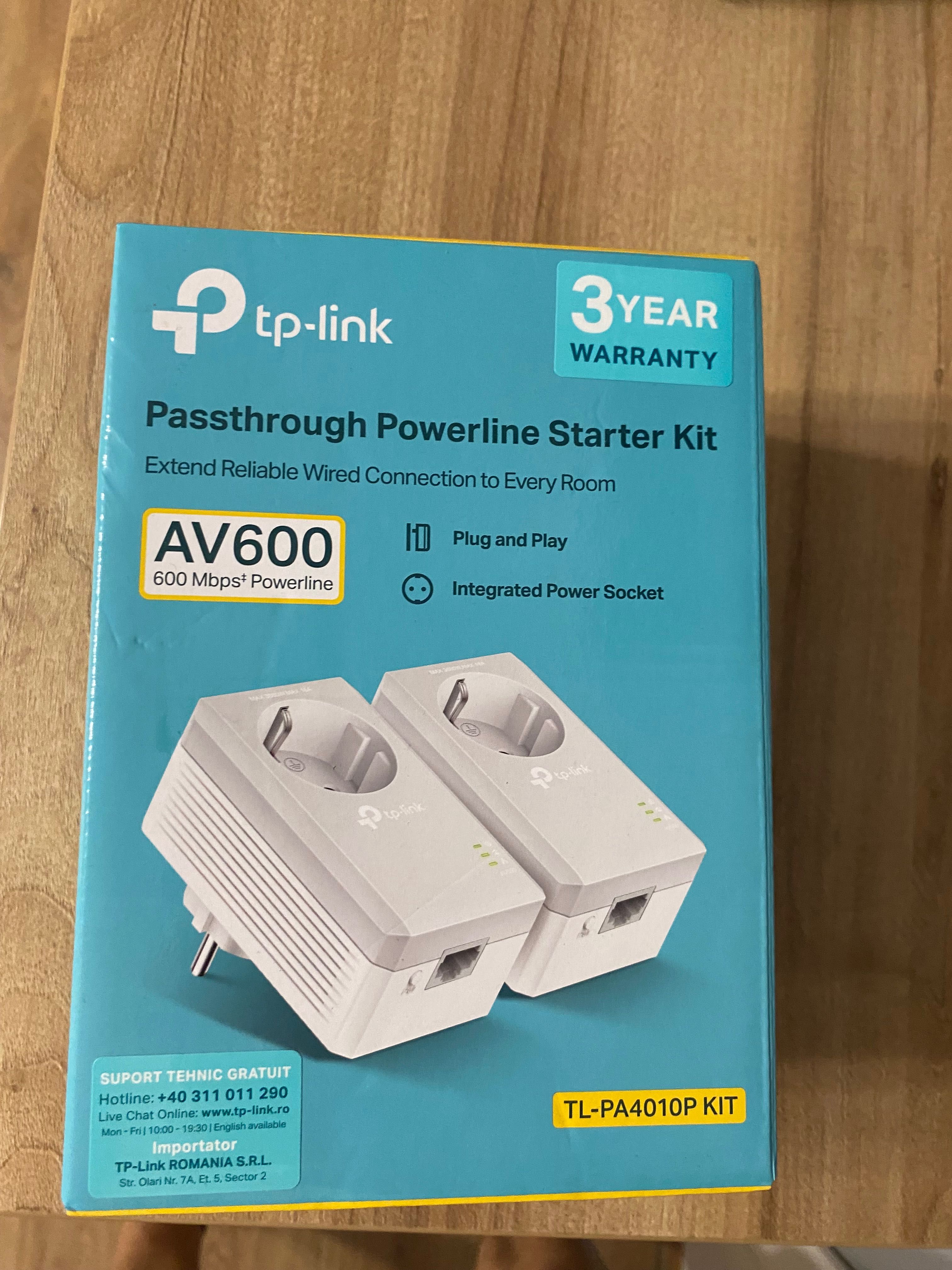 To link power line adaptor