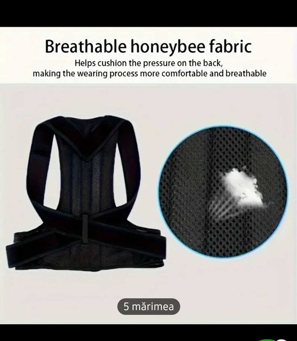 Corector de postură pentru adulți, centura de sustinere a coloanei