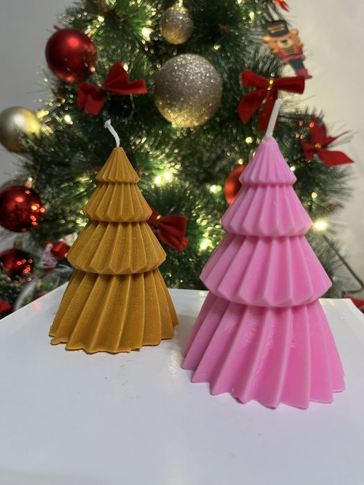 Коледни свещи