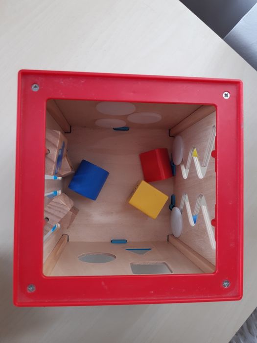 Лот дървени бебешки играчки