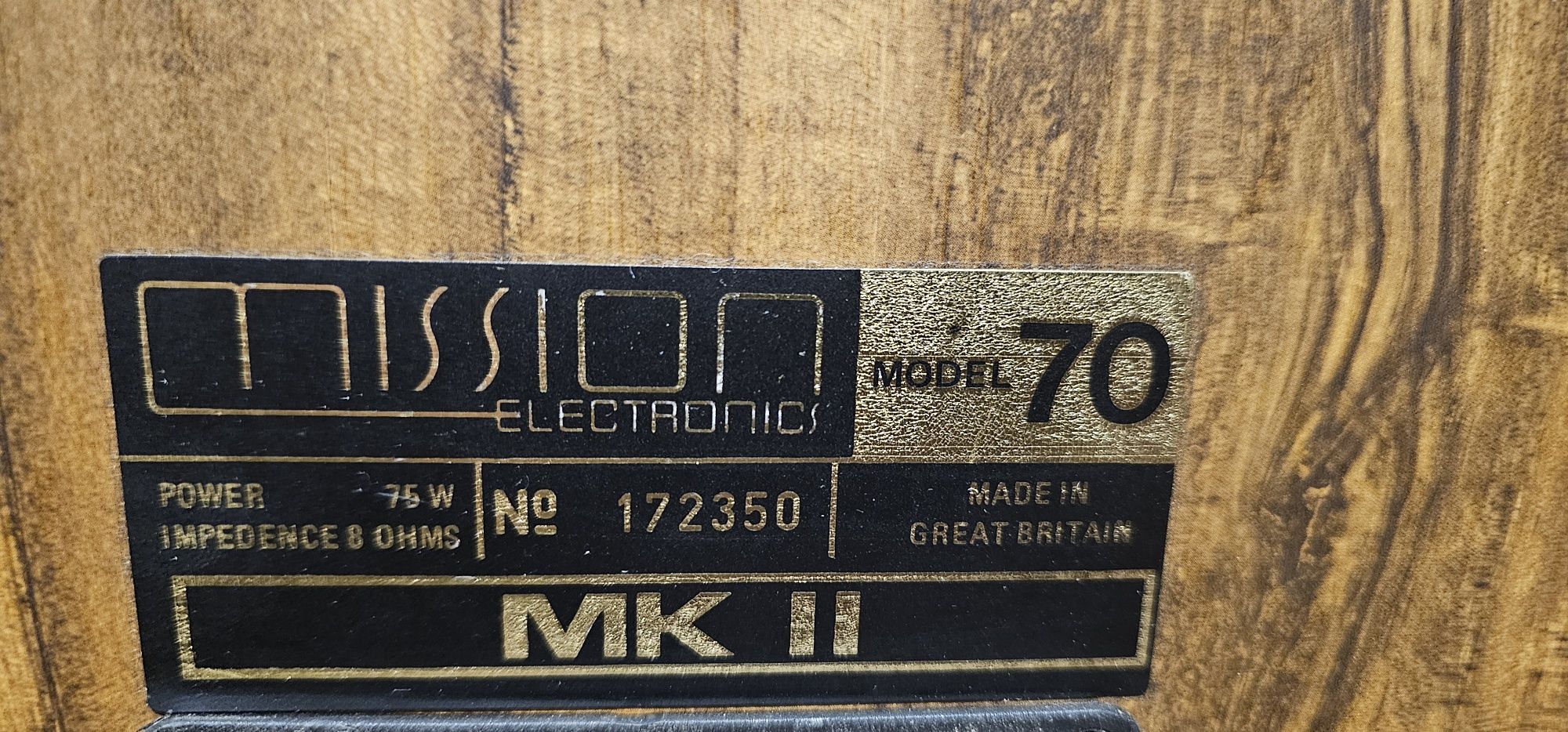 Boxe audio Mission model 70 MK-2 ca Magnat Sony Canton