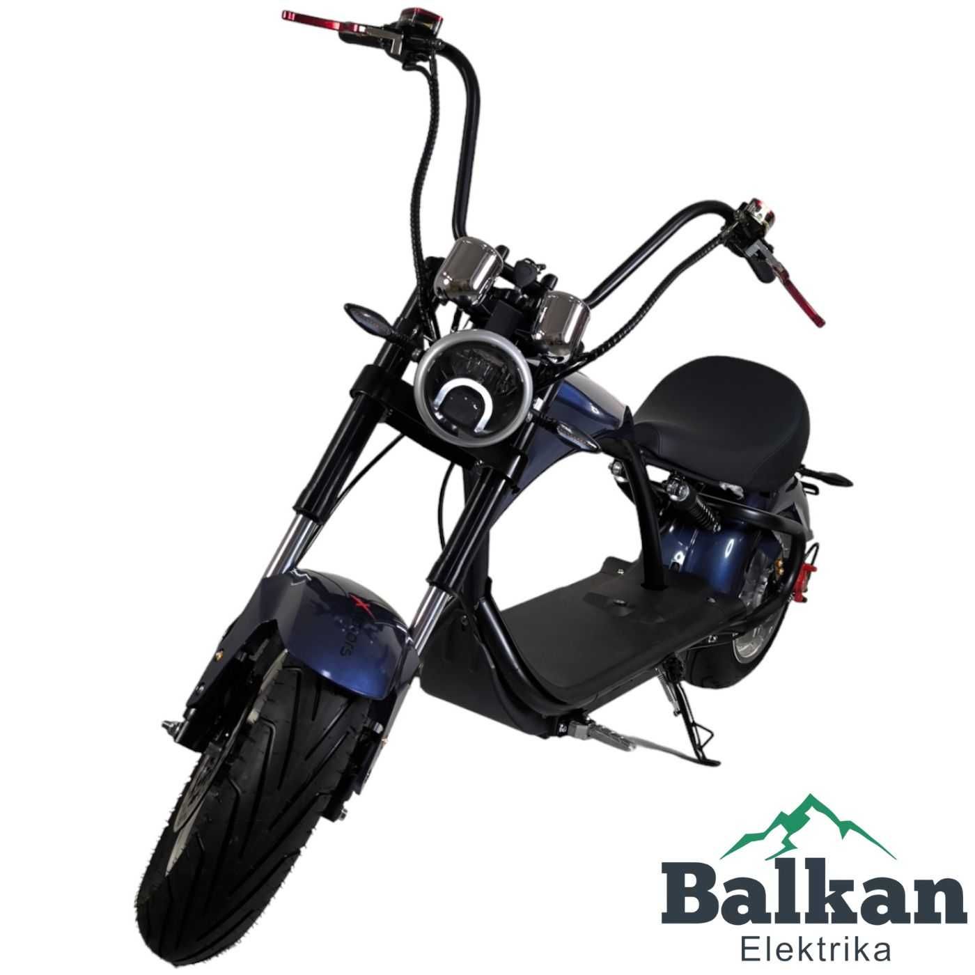 Електрически Чопър HARLEY-DAVIDSON Blue 2500W/60V/20AH