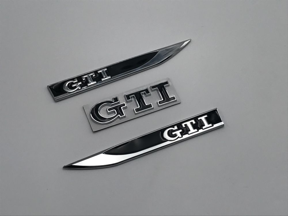 Set Embleme VW GTI negru