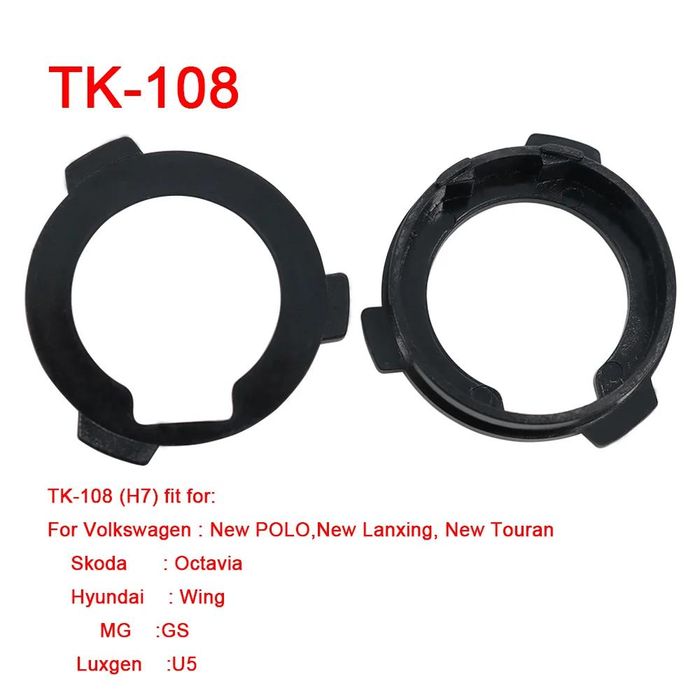 База/адаптер ТК-108/ 2бр. H7 LED преходник/основа за държач на фарове