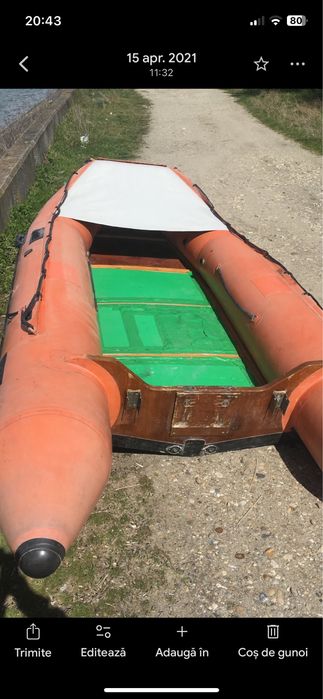 Barca hypalon, 4 metri.