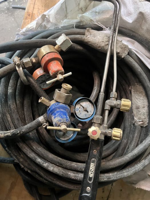 Газовый резак с шлангами, комплект