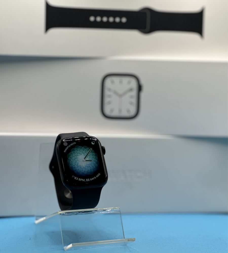 Apple Watch 7, GPS, Корпус Midnight Aluminium 45mm