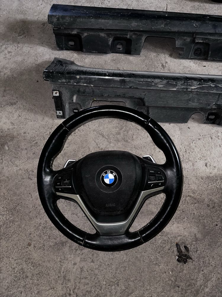 Volan BMW M Sport cu padele + airbag – Seria 1,3,4,5 (F), X4, X6