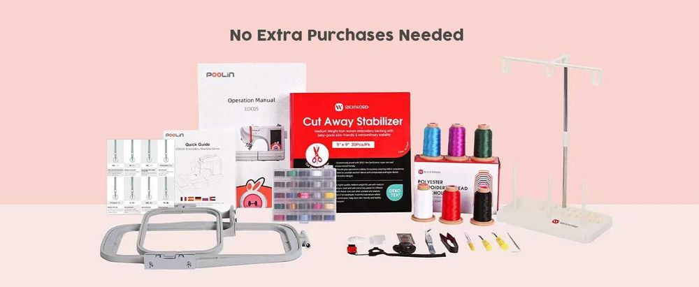 НОВА Бродировъчна Машина POOLIN 100x235 мм, Машина Дигитално Бродиране