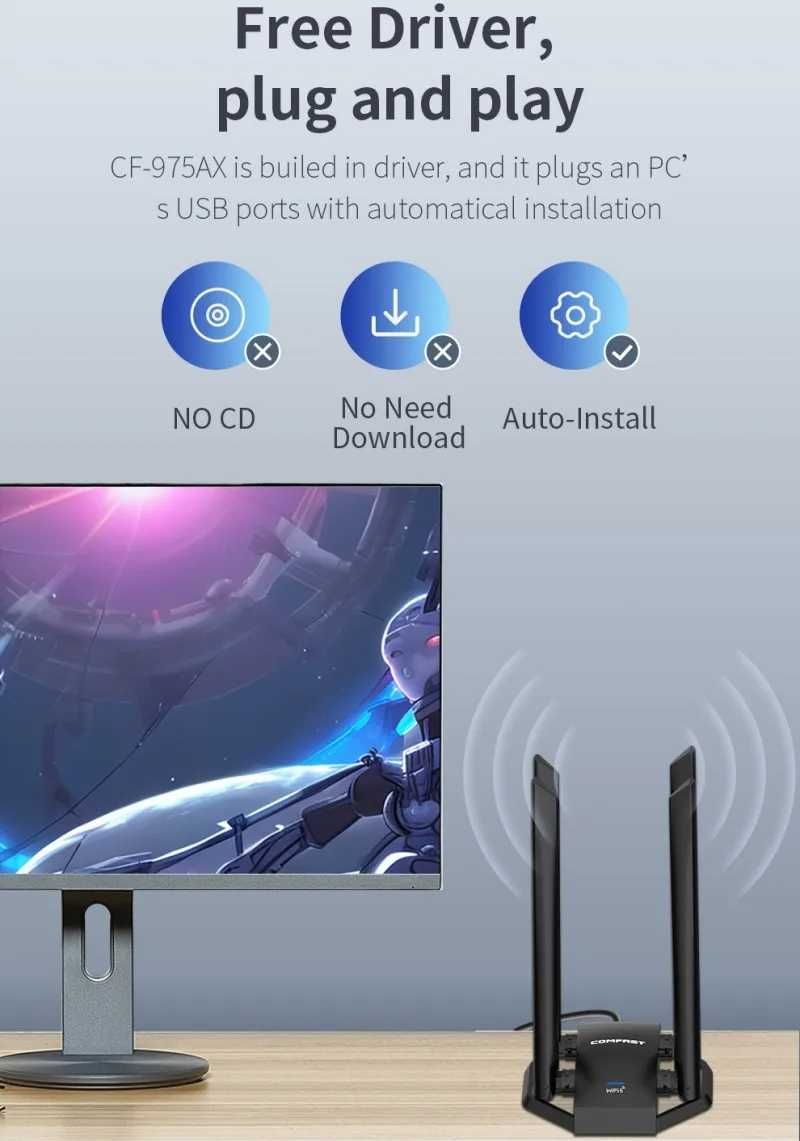 USB Wifi6 адаптер