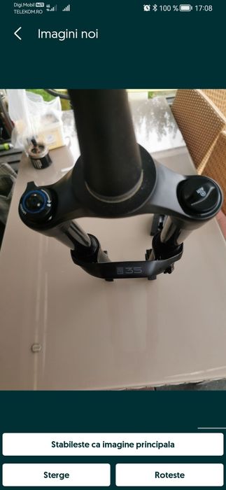 Vand furca bicicleta Rock Shox silver 160mm 29 noua