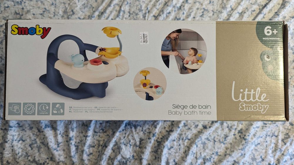 Бебешка играчка/седалка за вана Baby bath time Little Smoby