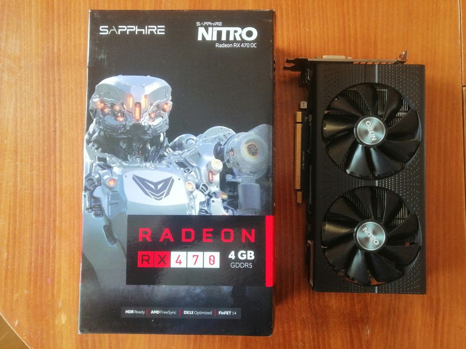 Видеокарта SAPPHIRE NITRO Radeon RX470 OC 4GB