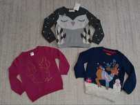 Pulovere H&M , C&A, TU mărime 2-3 ani(98)